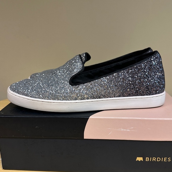 Birdies The Swift Ombre Glitter Slip-On Sneaker - Size 10 - Picture 5 of 11
